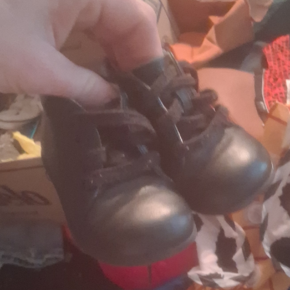 Classic Black Kids Shoes